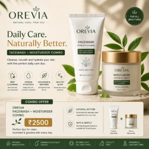 OREVIA FACEWASH + MOISTURISER COMBO